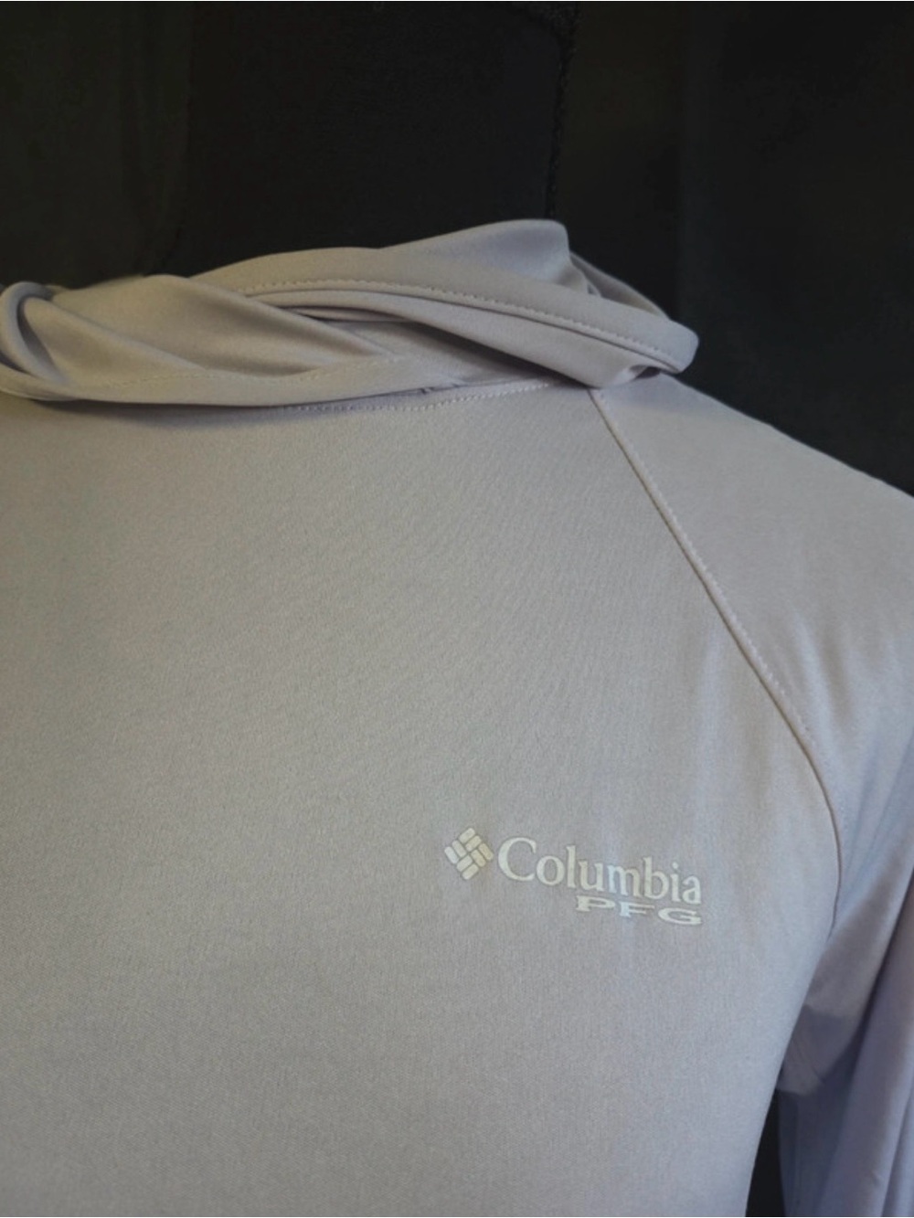 Columbia Men’s PFG Hooded Long-Sleeve Shirt - Light Lavender